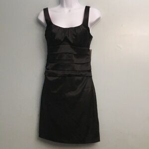 B Darlin Chic Black Strappy Mini Dress